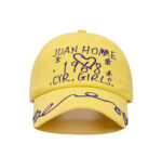 custom floral pattern embroidered baseball cap