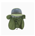 custom neck flap mesh sun protection breathable waterproof bucket hat
