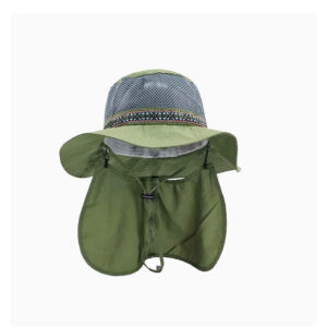 custom neck flap mesh sun protection breathable waterproof bucket hat