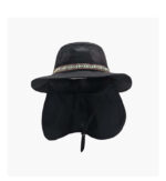 custom neck flap mesh sun protection breathable waterproof bucket hat