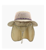 custom neck flap mesh sun protection breathable waterproof bucket hat