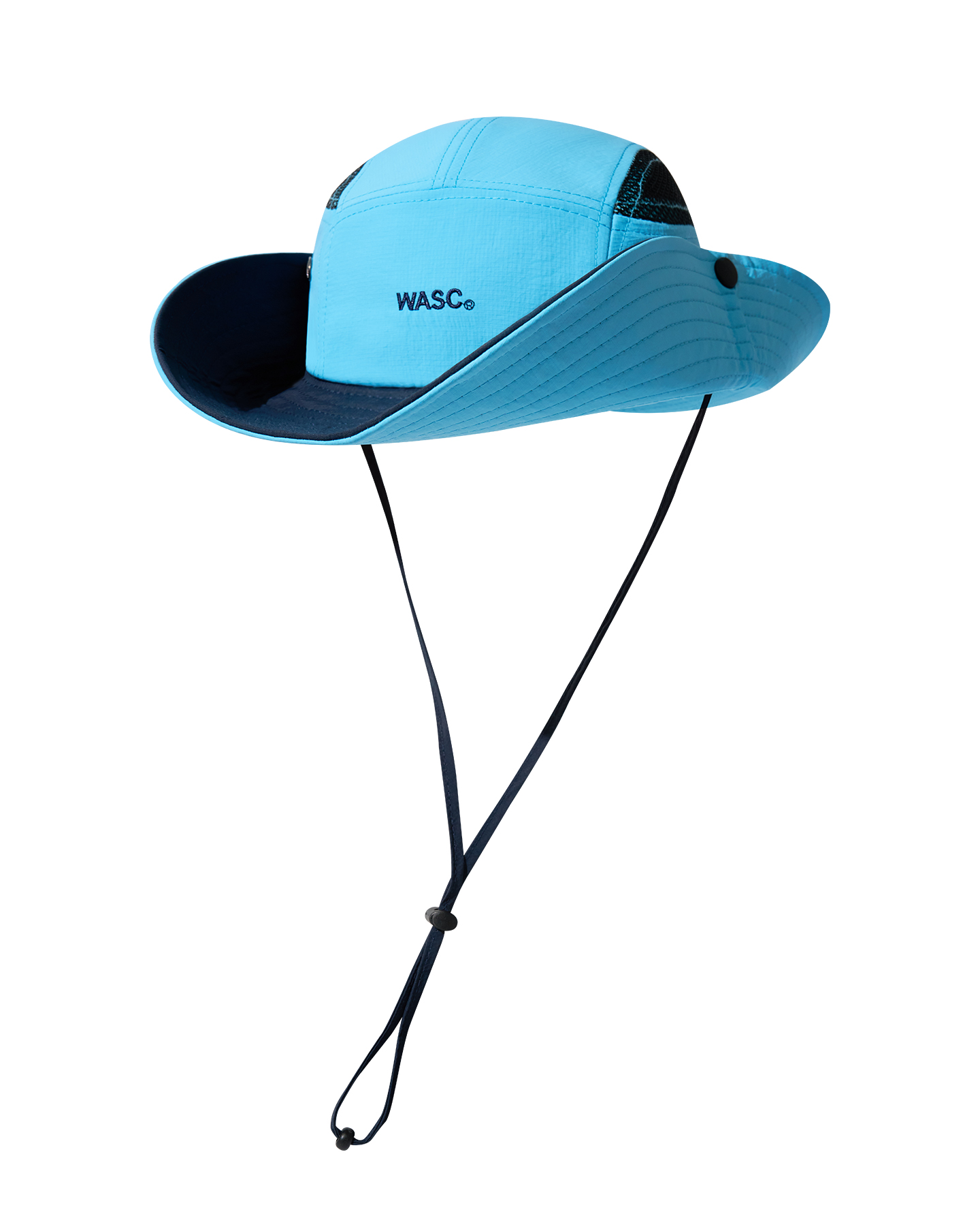 custom color blocked mesh embroidered breathable sun protection waterproof bucket hat