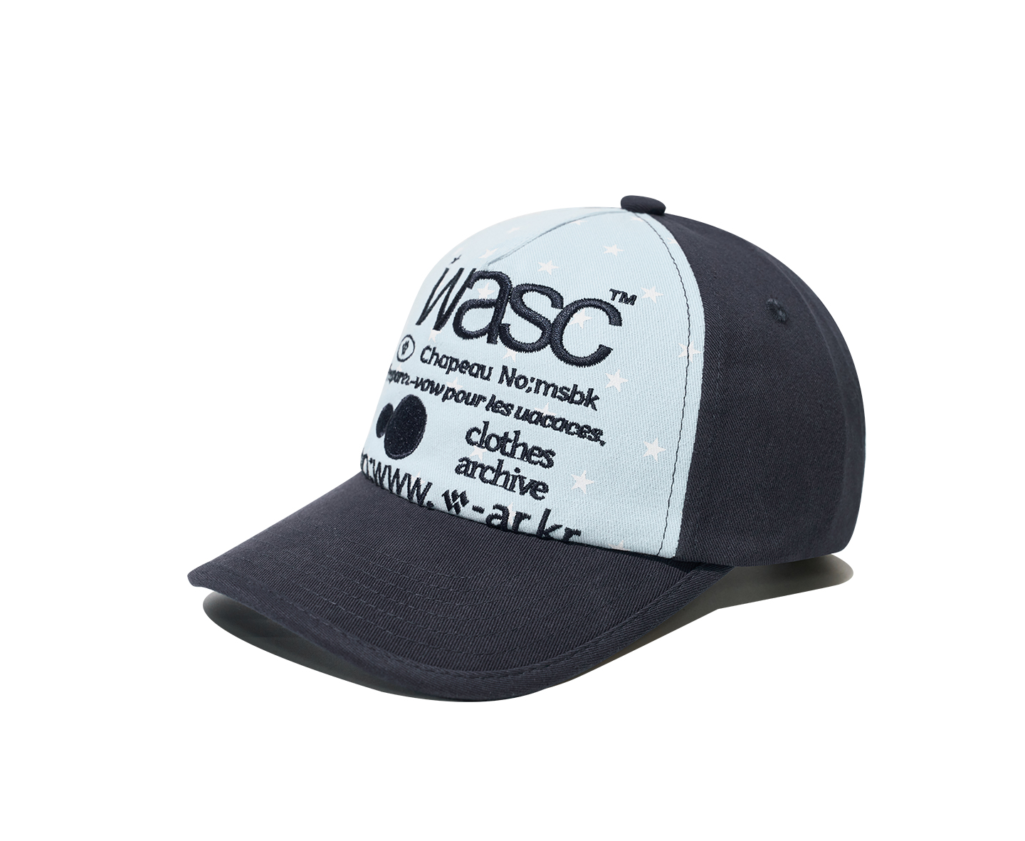 custom color block embroidered baseball cap