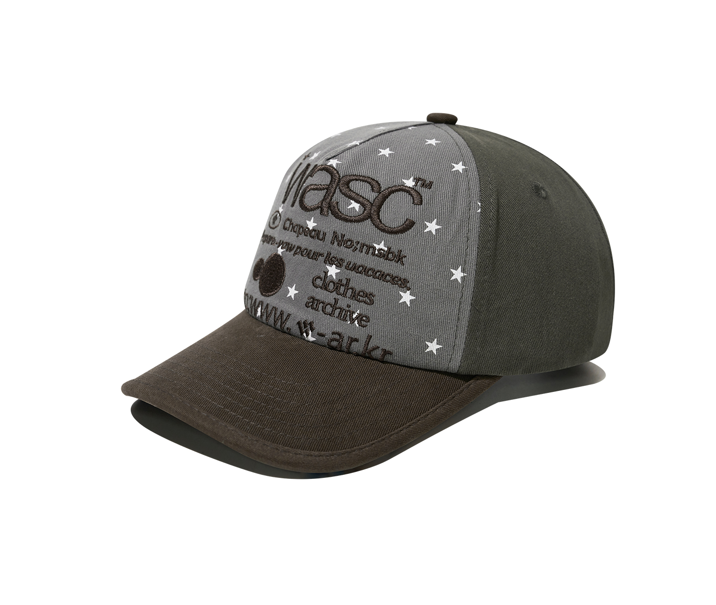 custom color block embroidered baseball cap