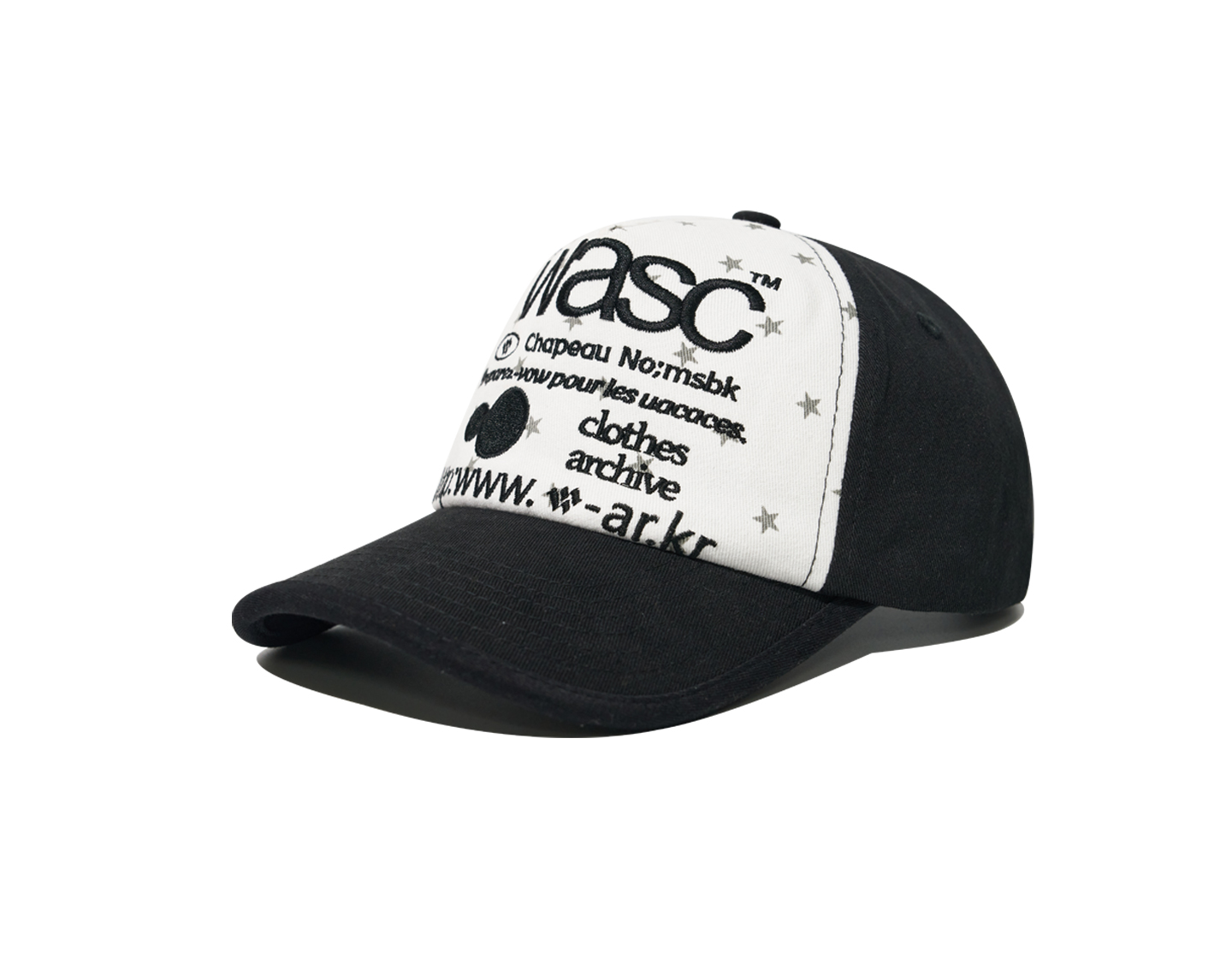 custom color block embroidered baseball cap