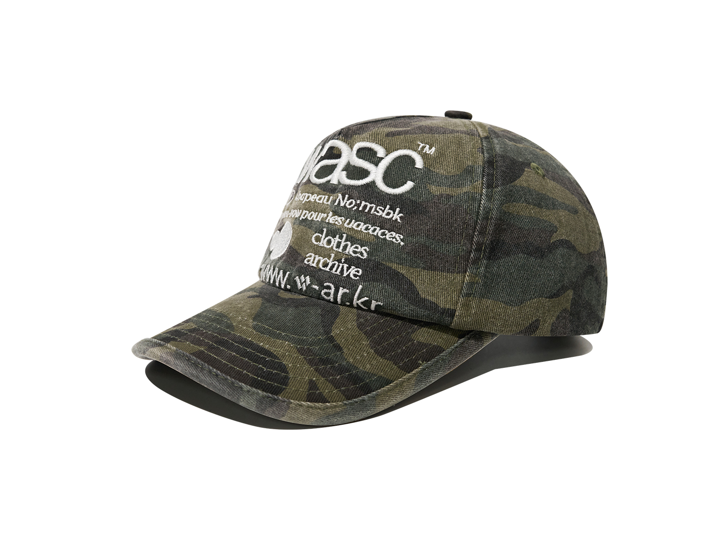 custom color block embroidered baseball cap