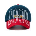 custom big letter embroidered baseball cap