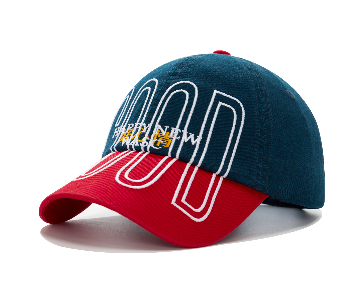 custom big letter embroidered baseball cap