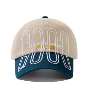 custom big letter embroidered baseball cap