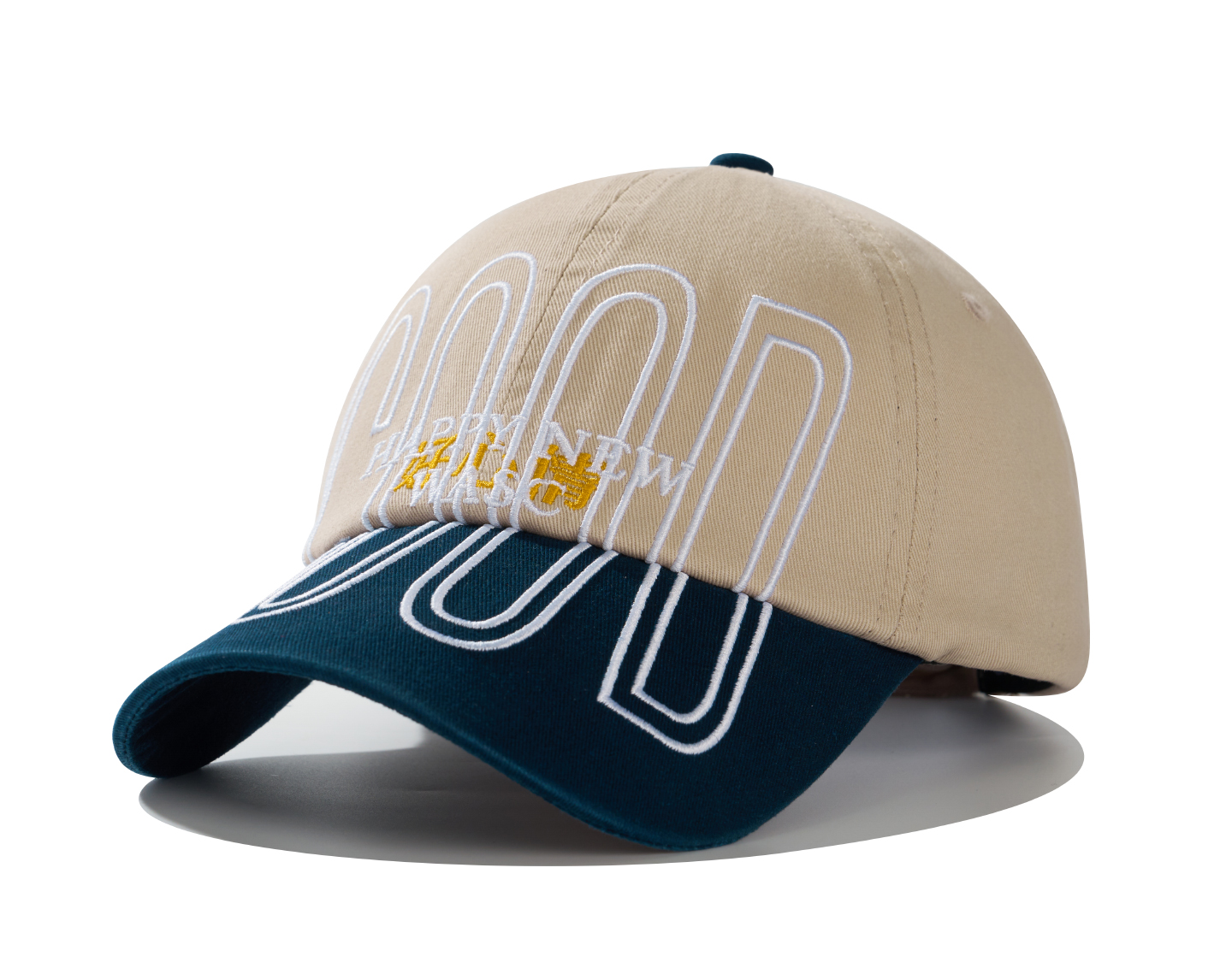 custom big letter embroidered baseball cap