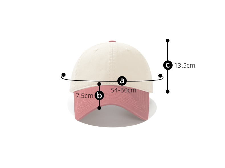 custom simple versatile color block sun protection baseball cap