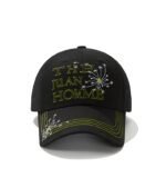 custom color contrast letter embroidered sun protection baseball cap