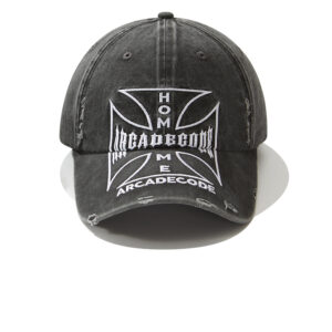 custom vintage washed frayed ripped baseball cap