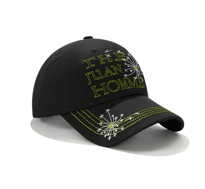 custom color contrast letter embroidered sun protection baseball cap