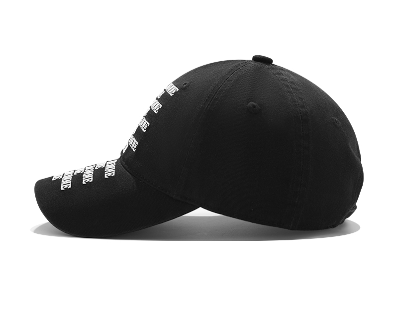custom string letter logo embroidery baseball cap