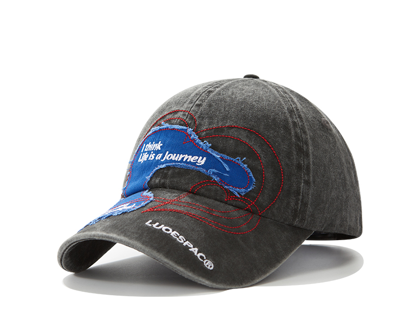 custom heavy duty heart patch embroidery baseball cap