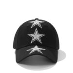 custom big star embroidery sun protection baseball cap