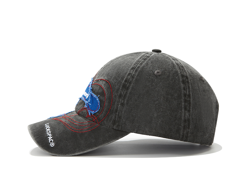 custom heavy duty heart patch embroidery baseball cap