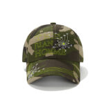 custom color contrast letter embroidered sun protection baseball cap