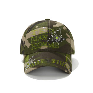 custom color contrast letter embroidered sun protection baseball cap