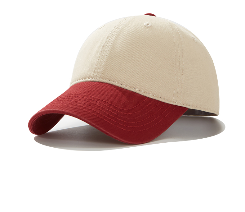 custom simple versatile color block sun protection baseball cap