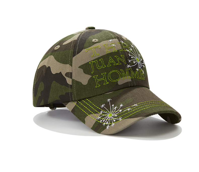 custom color contrast letter embroidered sun protection baseball cap