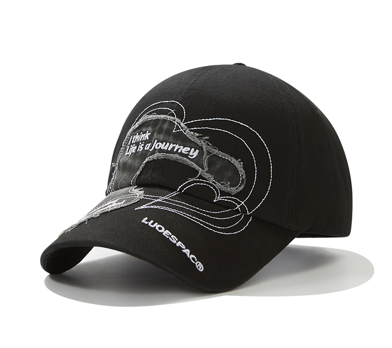 custom heavy duty heart patch embroidery baseball cap