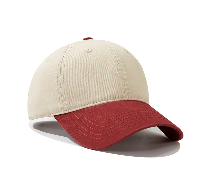 custom simple versatile color block sun protection baseball cap