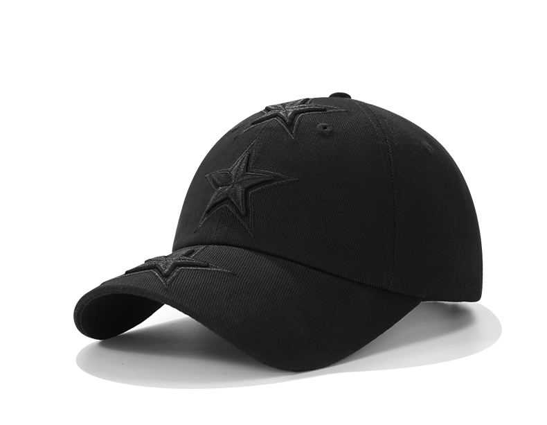 custom big star embroidery sun protection baseball cap