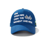custom racing style 3d embroidery sun protection baseball cap
