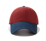 custom simple versatile color block sun protection baseball cap