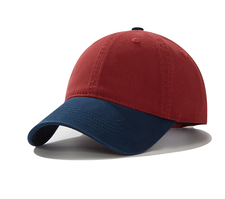 custom simple versatile color block sun protection baseball cap
