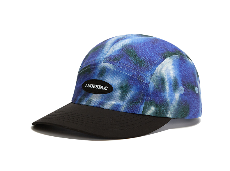 custom logo embroidery quick dry waterproof uv protection 5 panel cap