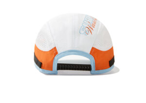 custom color blocked waterproof quick dry surf baseball cap with chin strap