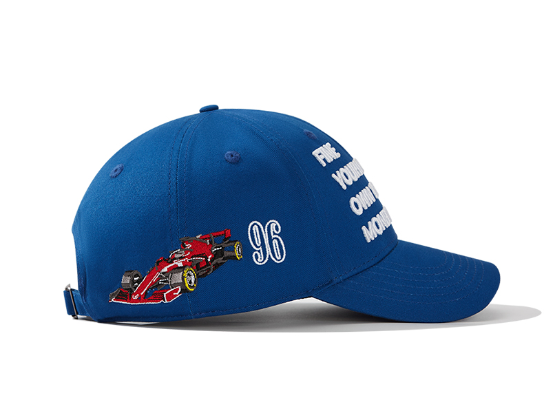custom racing style 3d embroidery sun protection baseball cap