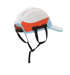 custom color blocked waterproof quick dry surf baseball cap with chin strap