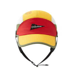 custom color blocked waterproof quick dry surf baseball cap with chin strap