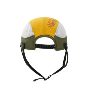 custom color blocked waterproof quick dry surf baseball cap with chin strap