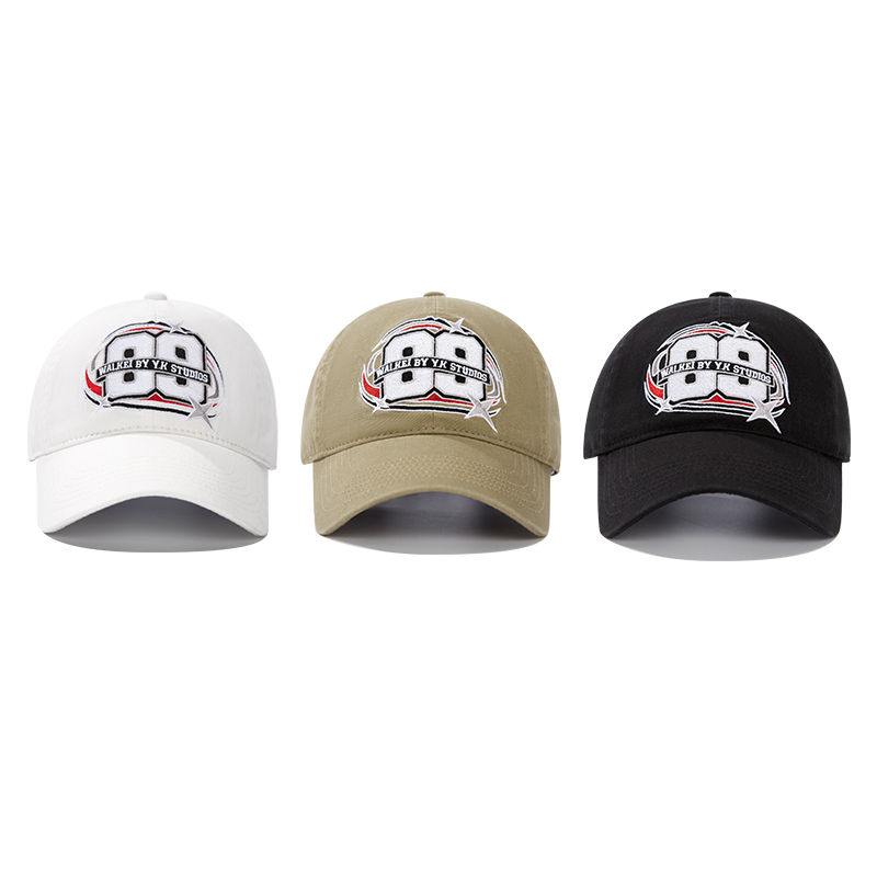 Custom Large Number Embroidery Baseball Cap