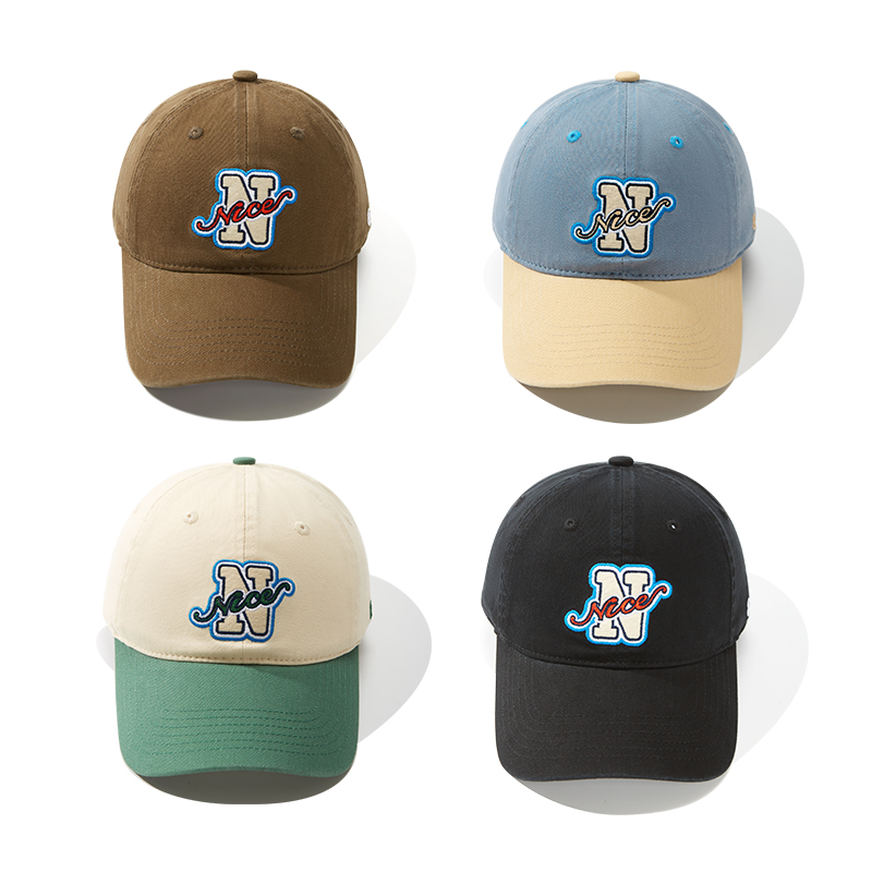 custom color block embroidery sun protection baseball cap
