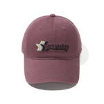 custom color contrast embroidered logo sun protection baseball cap