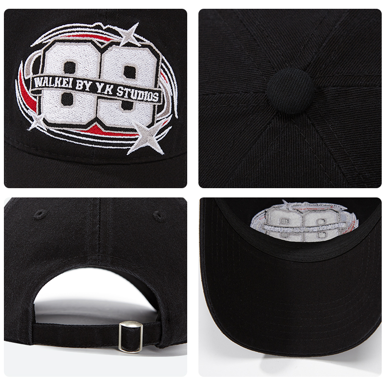 custom large number embroidery sun protection baseball cap