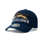 custom color contrast letter embroidered baseball cap