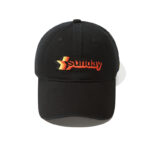 custom color contrast embroidered logo sun protection baseball cap