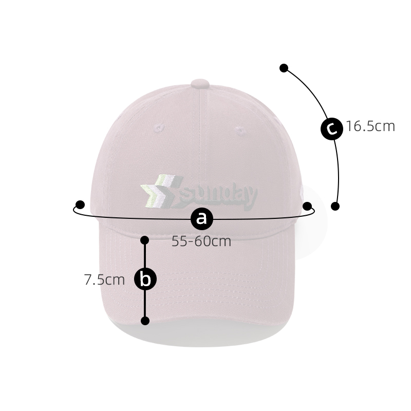 custom color contrast embroidered logo sun protection baseball cap