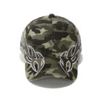 custom flame embroidery streetwear baseball cap