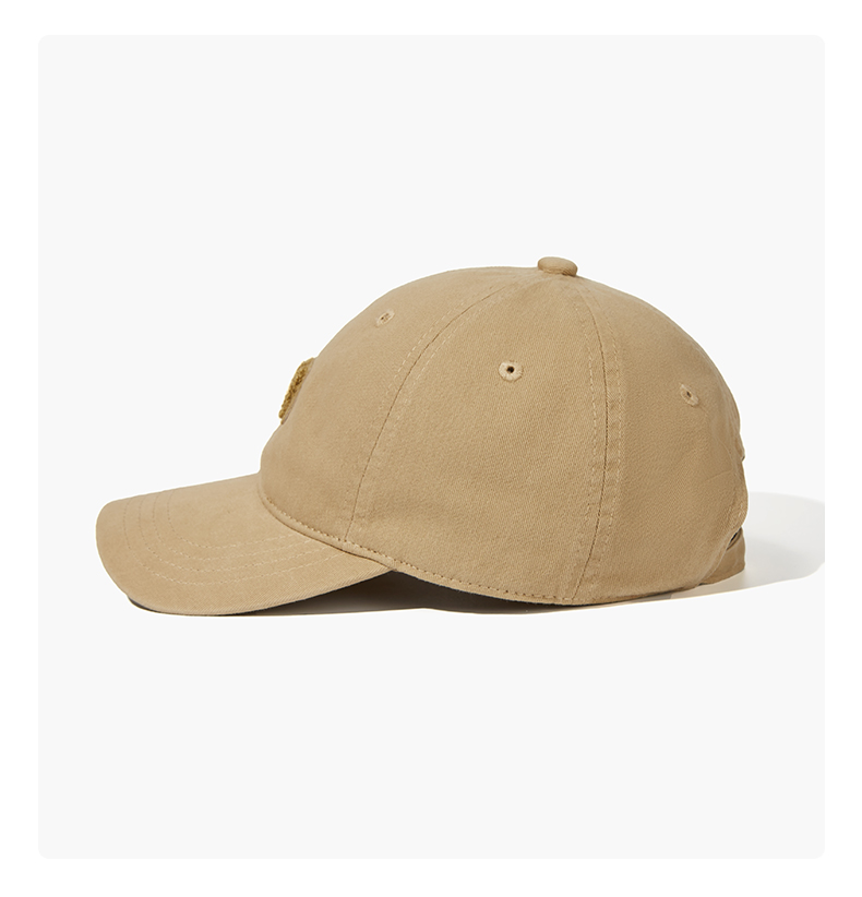 custom garment washed chenille embroidered logo baseball cap
