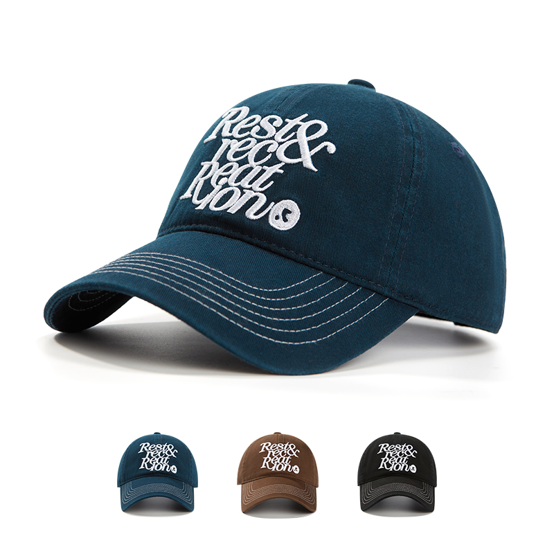 custom letter embroidery sun protection baseball cap