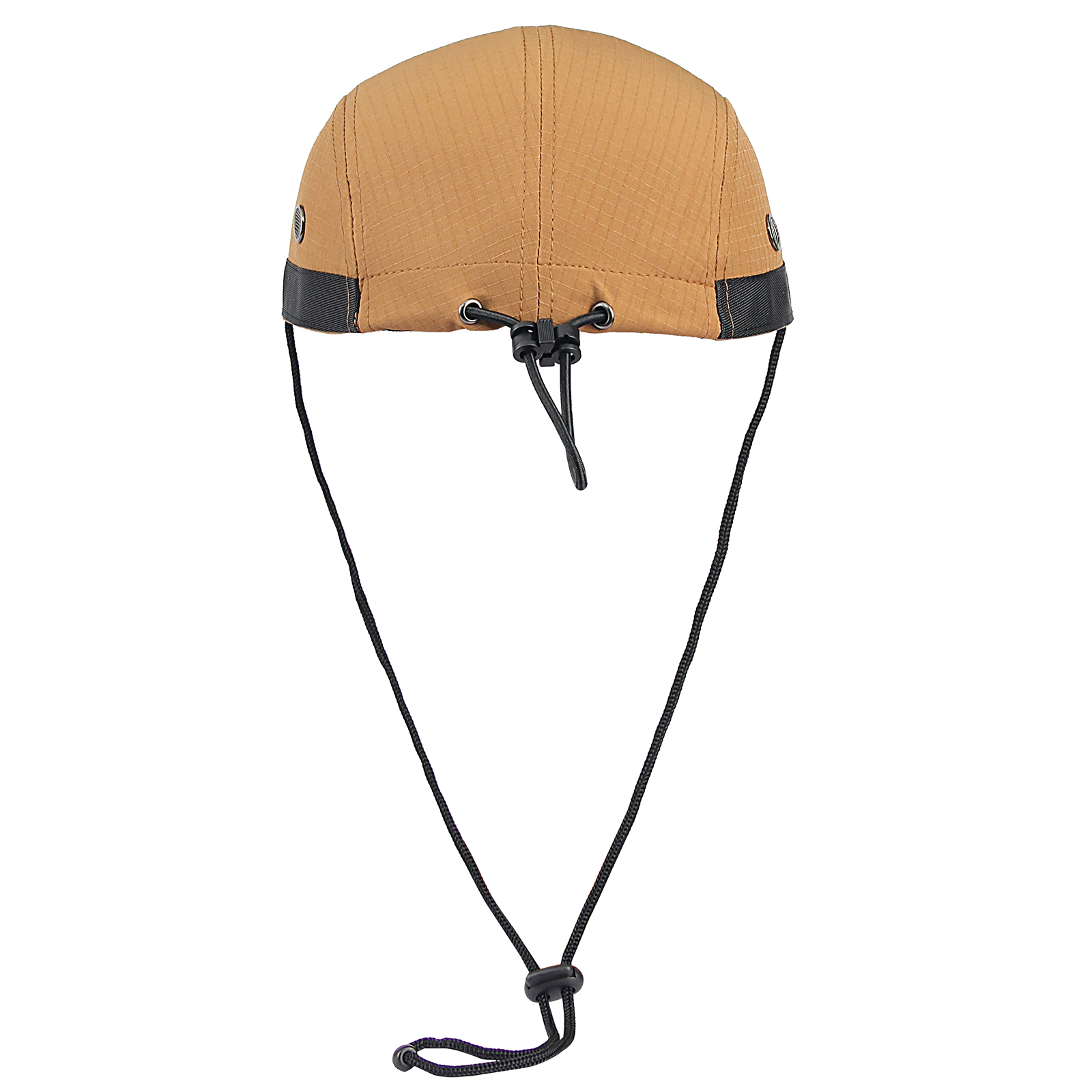 custom quick dry waterproof baseball cap with wind lanyard, uv protection, metal eyelets & breathable mesh
