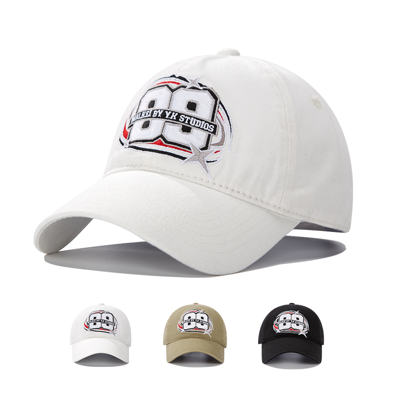 Custom Large Number Embroidery Baseball Cap